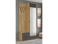 Прихожая CORAL золотой дуб / белый pilt 3