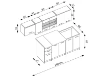 Кухня PERLA дуб кремона / кашемир pilt 4