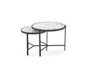 Журнальный стол FATIMA белый + черный (2 шт) pilt 6