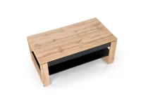 Журнальный стол BETTY дуб артисан - черный pilt 7