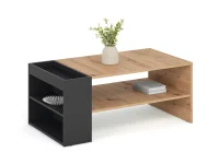 Журнальный стол MURCIA дуб артисан - черный pilt 2
