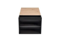 Журнальный стол MURCIA дуб артисан - черный pilt 4