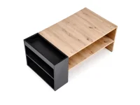 Журнальный стол MURCIA дуб артисан - черный pilt 6