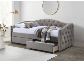 Voodi 90x200 ALOHA beež samet