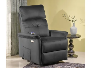 Tugitool SEMIR 2 elektriline recliner - Must pilt