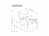 Tugitool HORTON elektriline recliner - Beež pilt 9