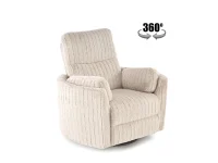 Кресло PEGAS recliner электрический - Бежевый pilt 2