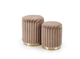 Пуфик FIDO коричневый (2 шт)