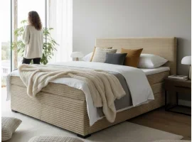 Kontinentaalvoodi 180х200 CONTI - Tilia 03 kreem