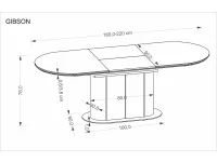 Стол раздвижной GIBSON pilt 3