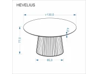 Стол обеденный HEVELIUS pilt 3
