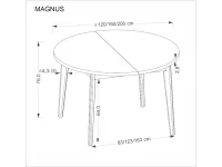 Стол раздвижной MAGNUS натуральный дуб pilt 11
