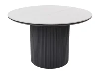 Стол обеденный URIJAH белый / черный pilt 2