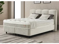 Континентальная кровать 140х200 ZEN светло-бежевая pilt 2