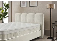 Континентальная кровать 140х200 ZEN светло-бежевая pilt 7
