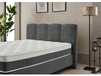 Континентальная кровать 160х200 ZEN серая pilt 4