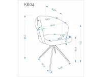 Стул K604 бежевый pilt 4