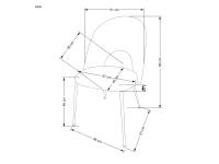 Стул K505 стул, многоцветный pilt 4