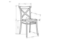 Стул K512 стул черный / коричневый pilt 5