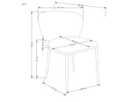 Стул K518 кремовый pilt 4