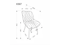 Стул K567 серый pilt 14