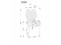 Стул K569 черный pilt 4