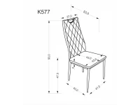 Стул K577 черный / черный pilt 8