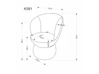 Стул K581 серый pilt 4