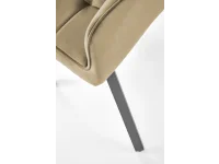Стул K588 вращающееся кресло, бежевый pilt 6