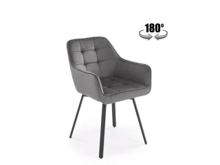 Стул K588 вращающееся кресло, серое pilt