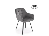 Стул K588 вращающееся кресло, серое pilt 2