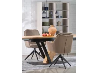 Стул K591 вращающееся кресло, коричневое pilt 9