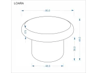 Журнальный стол LOARA cashmere pilt 4