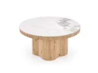 Журнальный стол MAGNUM белый мрамор / натуральный pilt 6