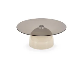 Журнальный стол STARK smoked glass / cashmere