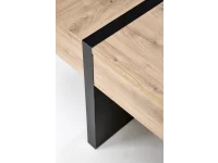 Журнальный стол SEVILLA S craft oak / black pilt 5