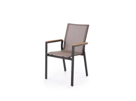 Стул FIERRO chair, черный/серый/коричневый