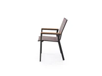 Стул FIERRO chair, черный/серый/коричневый pilt 10