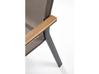 Стул FIERRO chair, черный/серый/коричневый pilt 14