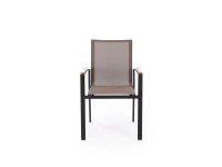 Стул FIERRO chair, черный/серый/коричневый pilt 17