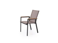 Стул FIERRO chair, черный/серый/коричневый pilt 11