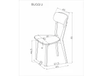 Стул BUGGI 2  кашемир / Curio 09 pilt 10