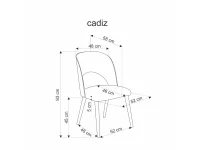 Стул CADIZ стул, натуральный / серый pilt 4