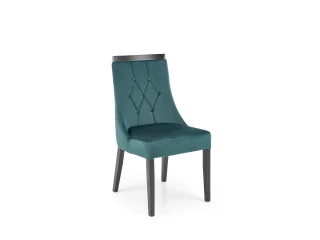 Стул ROYAL chair, black / dark green Monolith 37 pilt
