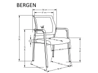 Рабочее кресло BERGEN черный pilt 5