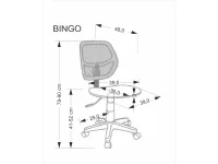 Рабочее кресло BINGO черный pilt 5