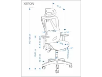 Рабочее кресло Ergonomic XERON black pilt 12