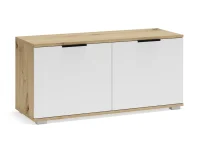 Тумба для обуви CLIF ST-100 дуб артизан / белый pilt 2
