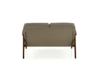 Диван MILANO 2S оливковый CASTEL 39 / темный орех pilt 3