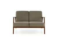 Диван MILANO 2S оливковый CASTEL 39 / темный орех pilt 12